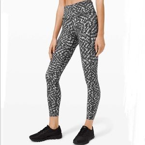 Lululemon fast and free tight II 25” size 12 gray